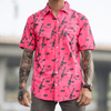 Greater Half Button Up Saved by the AK Aloha Silky Shirt